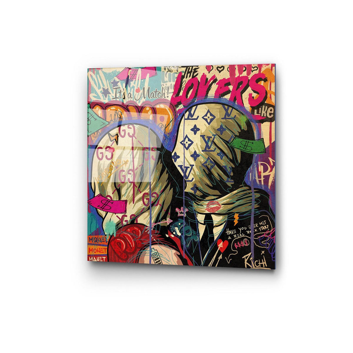UV Bild - Mehrfarbig in Mehrfarbig präsentiert im Onlineshop von KAQTU Design AG. Bild ist von Wallity