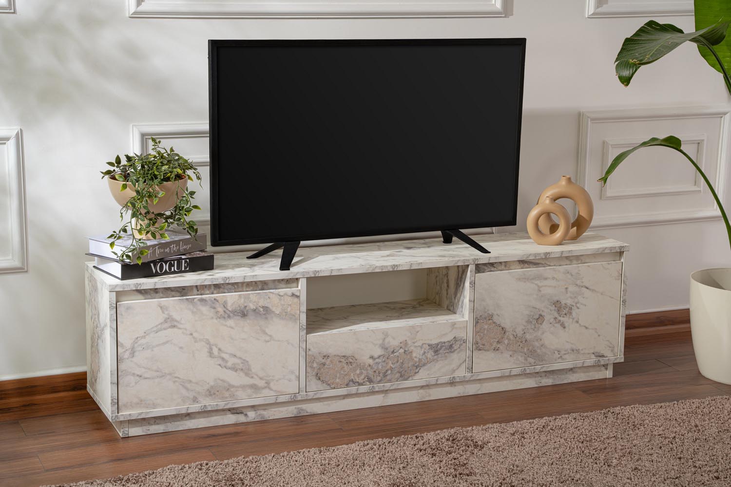 Vanguard - Fressia Marble in Freesia- Marmor präsentiert im Onlineshop von KAQTU Design AG. Sideboard ist von Nordure