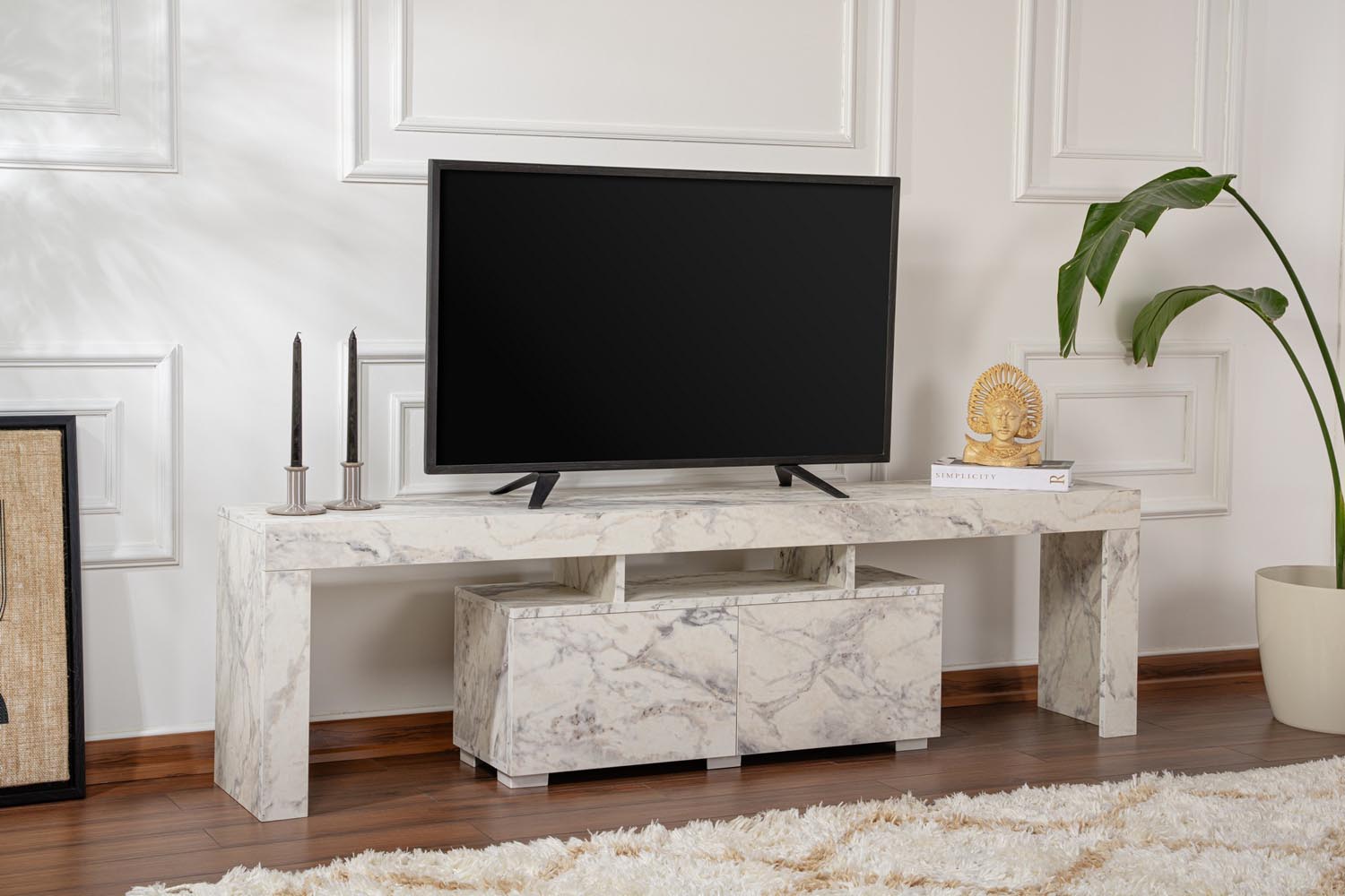 Enclave - Fressia Marble in Freesia- Marmor präsentiert im Onlineshop von KAQTU Design AG. Sideboard ist von Nordure