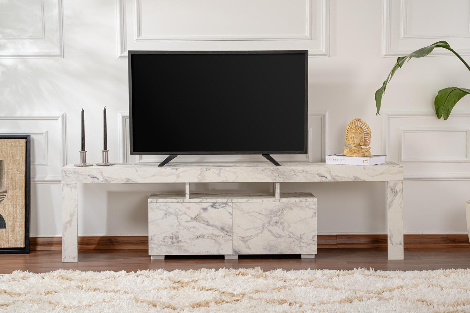 Enclave - Fressia Marble in Freesia- Marmor präsentiert im Onlineshop von KAQTU Design AG. Sideboard ist von Nordure