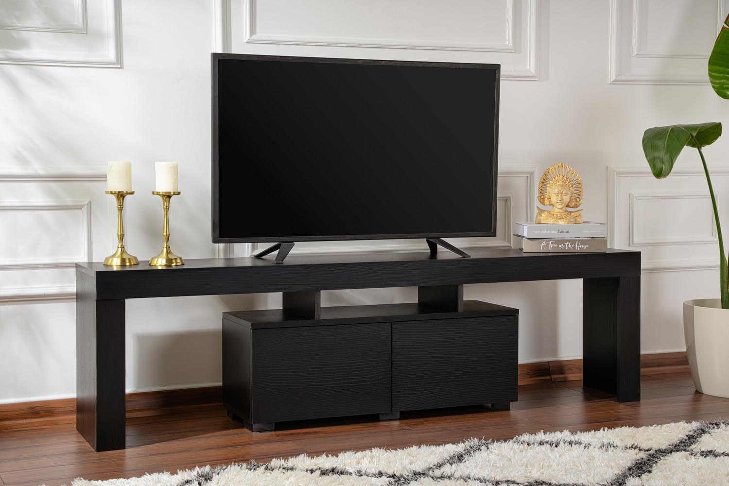 Enclave - Wood Black in Holz Schwarz präsentiert im Onlineshop von KAQTU Design AG. Sideboard ist von Nordure