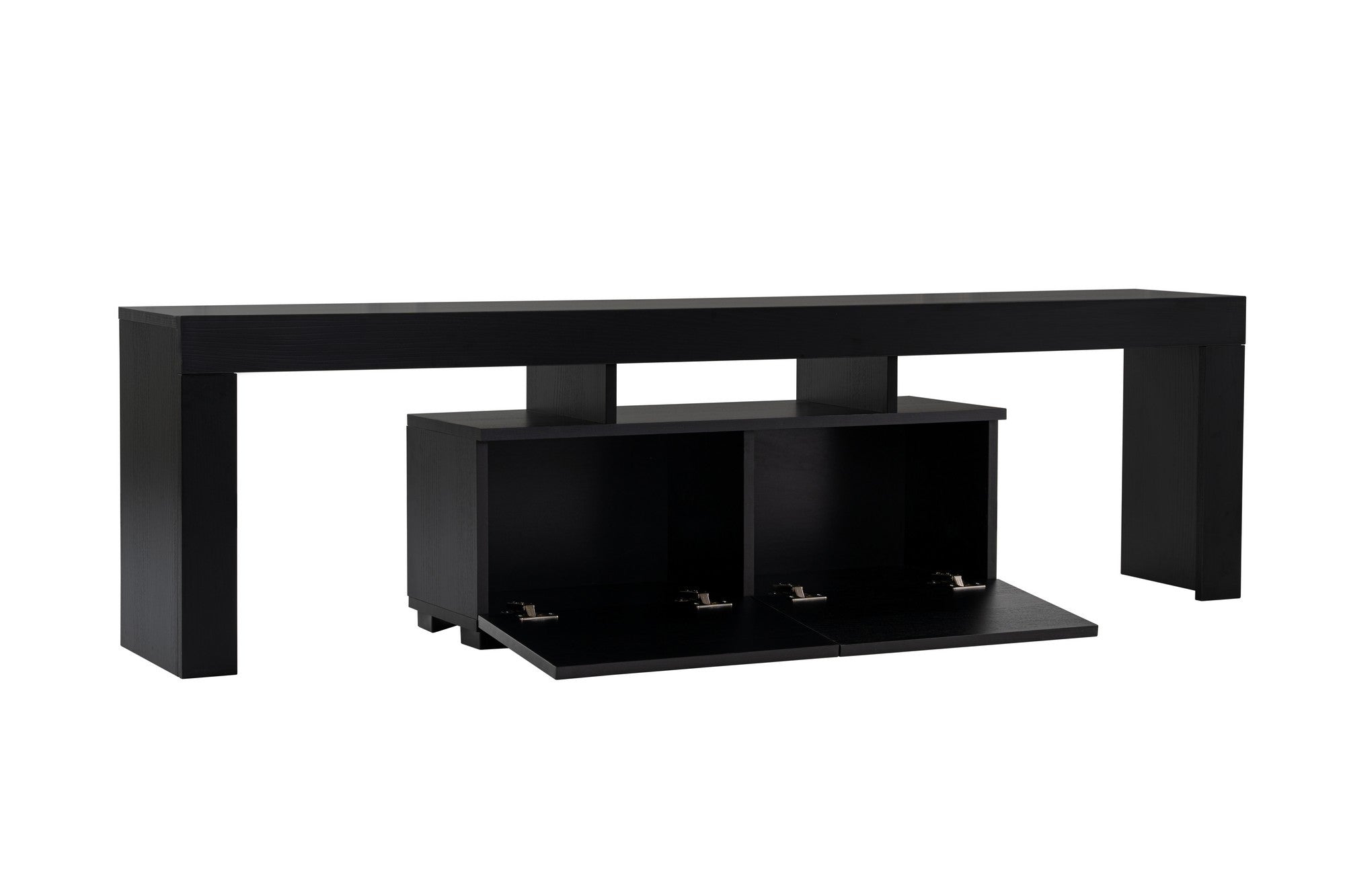 Enclave - Wood Black in Holz Schwarz präsentiert im Onlineshop von KAQTU Design AG. Sideboard ist von Nordure