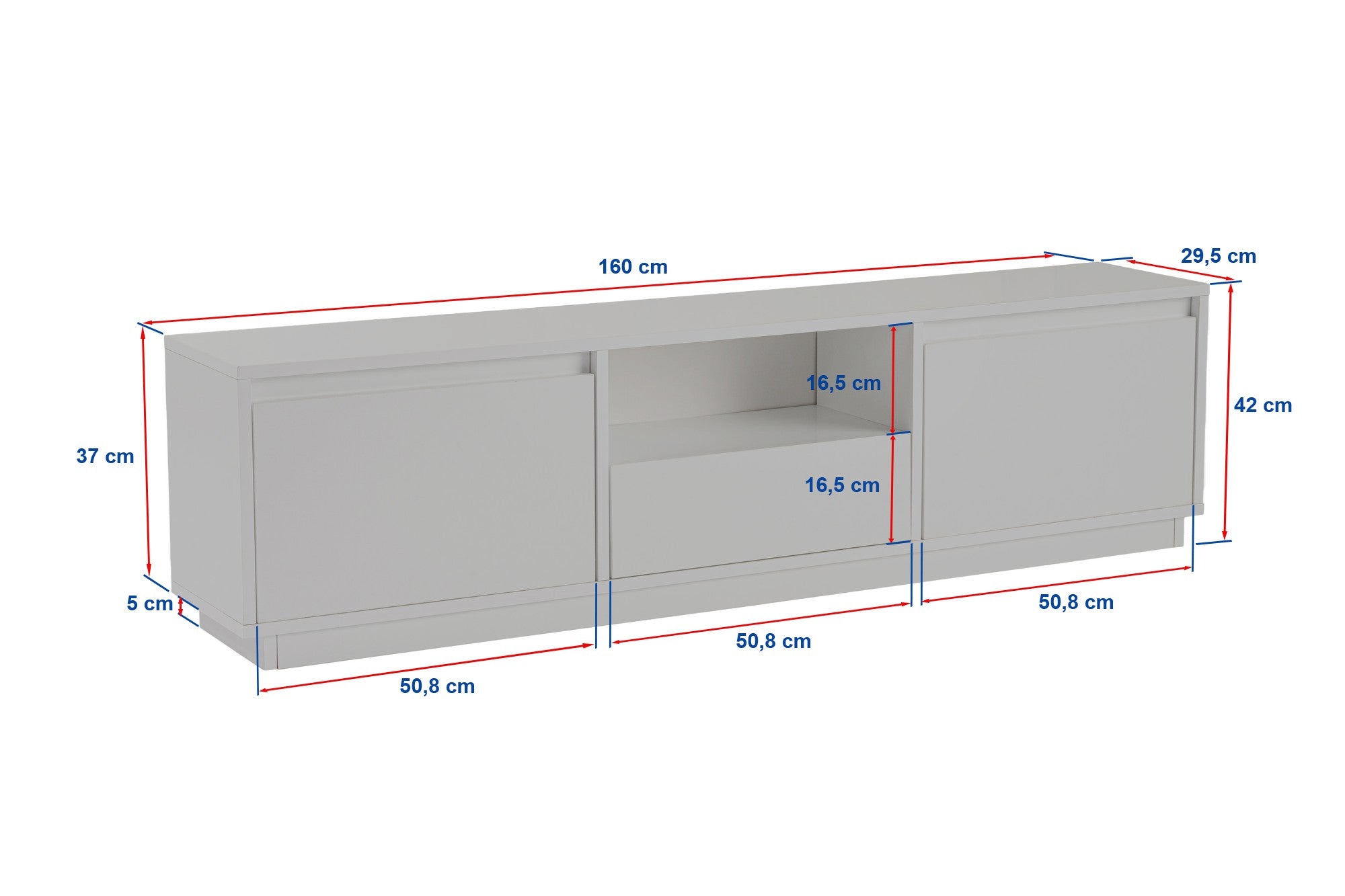 Vanguard - Natural White in Natürliches Weiss präsentiert im Onlineshop von KAQTU Design AG. Sideboard ist von Nordure