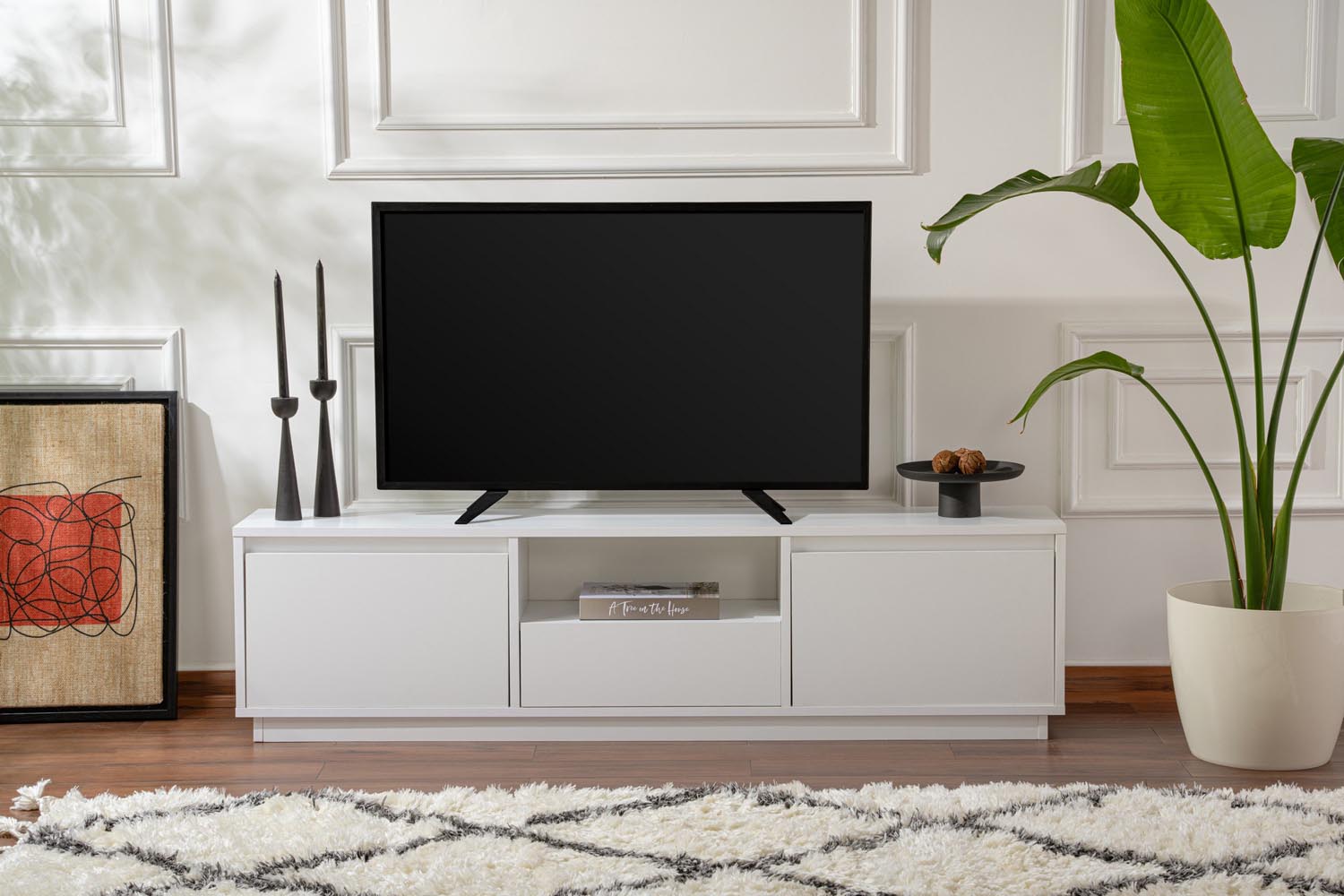 Vanguard - Natural White in Natürliches Weiss präsentiert im Onlineshop von KAQTU Design AG. Sideboard ist von Nordure