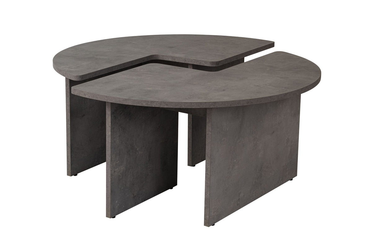 Moira Sofatisch - Beton Grau in Beton Grau präsentiert im Onlineshop von KAQTU Design AG. Couchtisch ist von Nordure