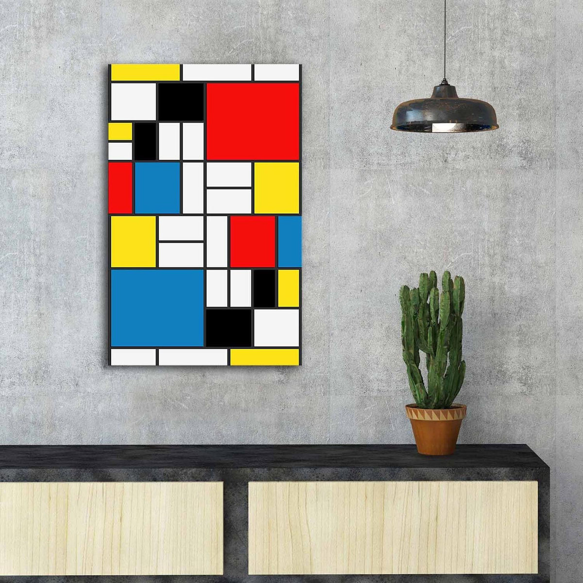 FAMOUSART Bild - Mehrfarbig in Mehrfarbig präsentiert im Onlineshop von KAQTU Design AG. Bild ist von Wallity
