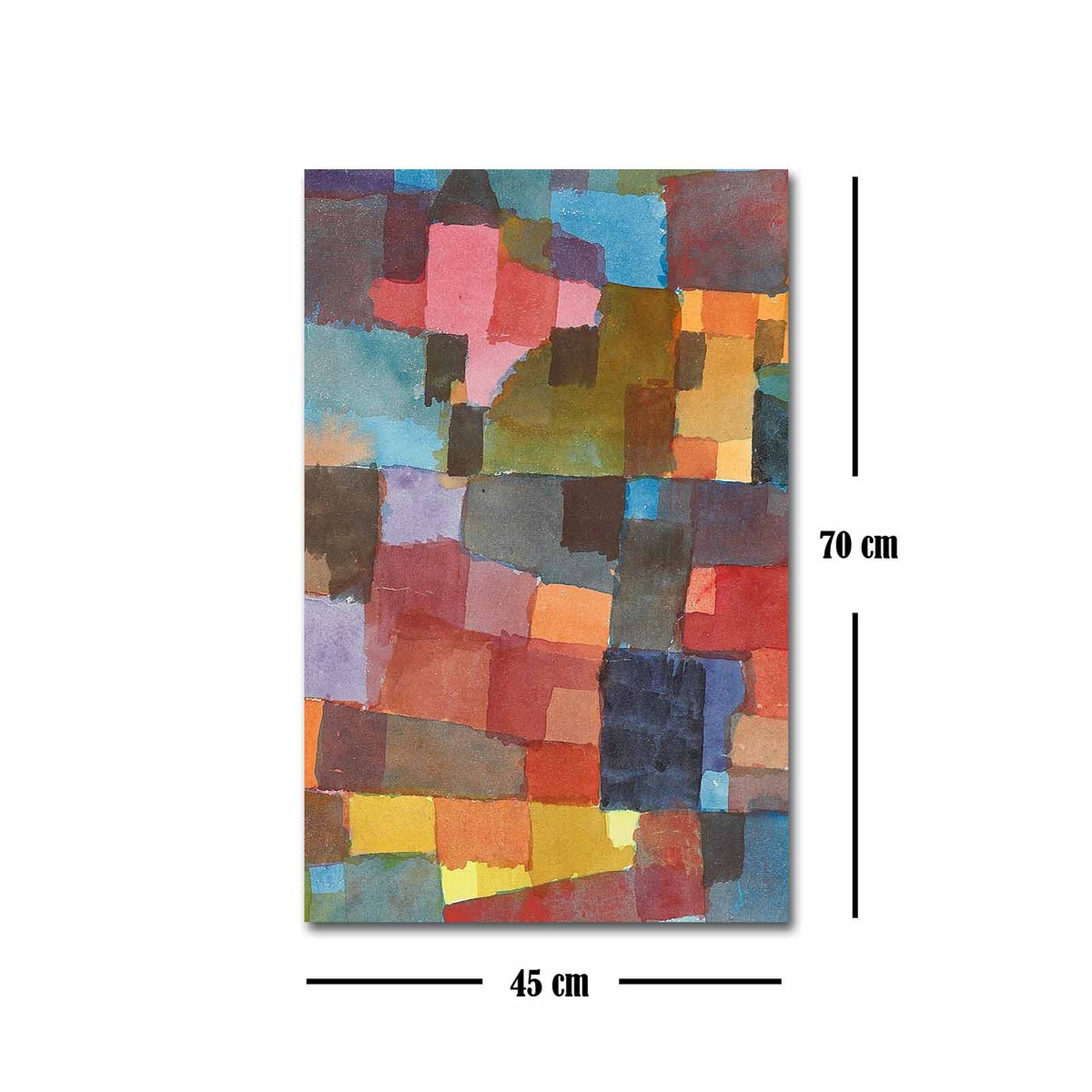 FAMOUSART Bild - Mehrfarbig in Mehrfarbig präsentiert im Onlineshop von KAQTU Design AG. Bild ist von Wallity