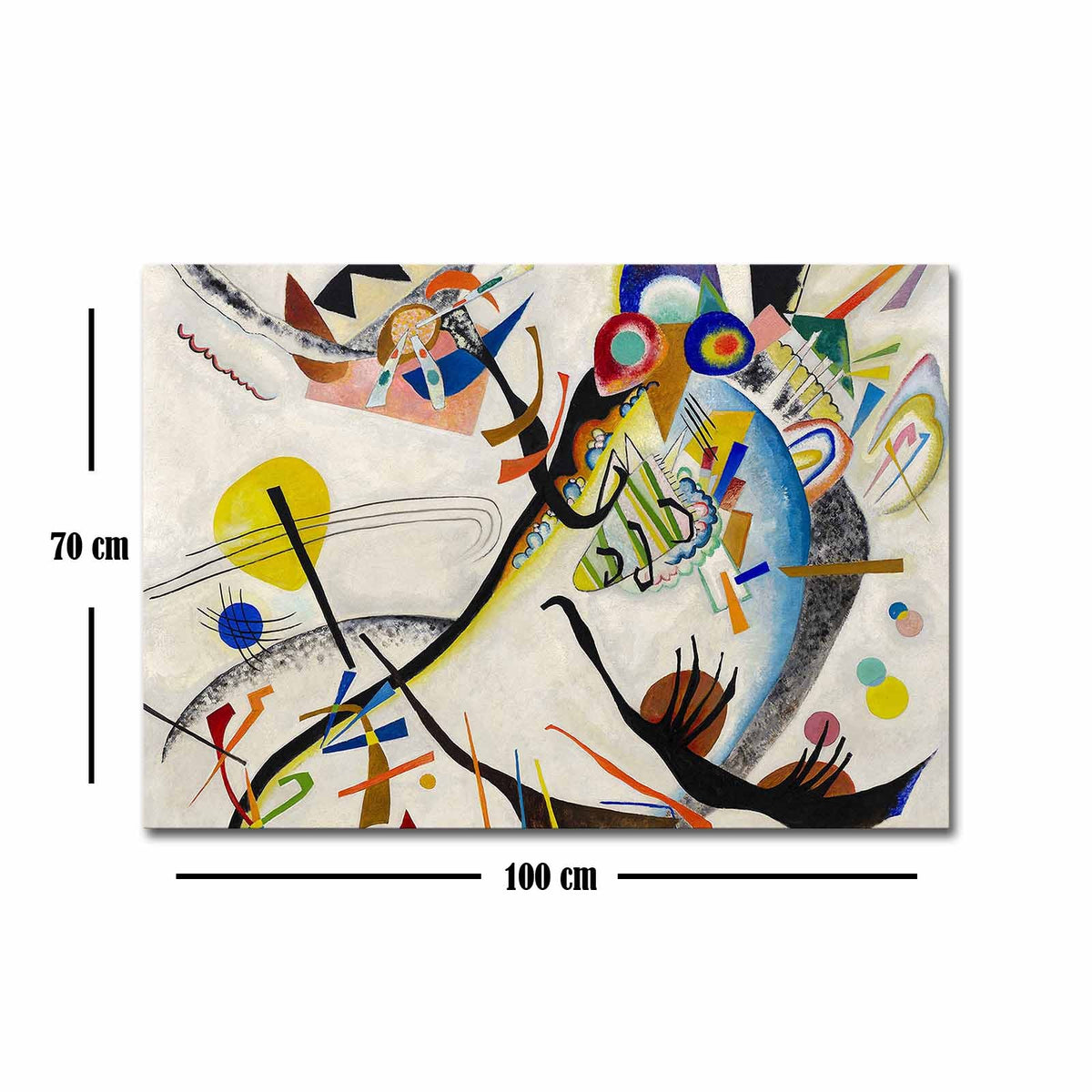 70100FAMOUSART Bild - Mehrfarbig in Mehrfarbig präsentiert im Onlineshop von KAQTU Design AG. Bild ist von Wallity