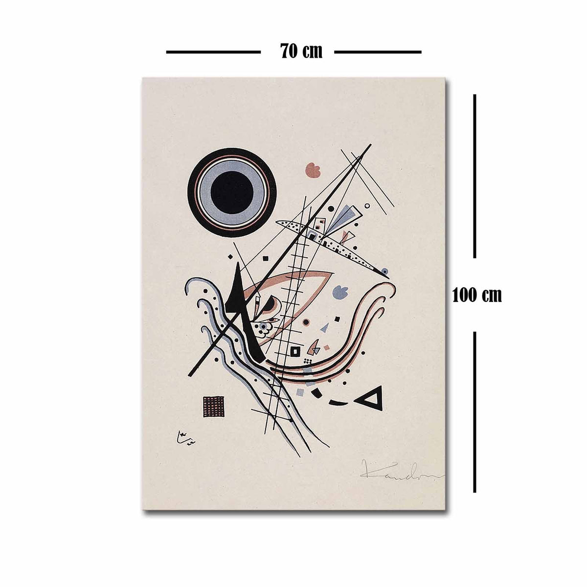 70100FAMOUSART Bild - Mehrfarbig in Mehrfarbig präsentiert im Onlineshop von KAQTU Design AG. Bild ist von Wallity