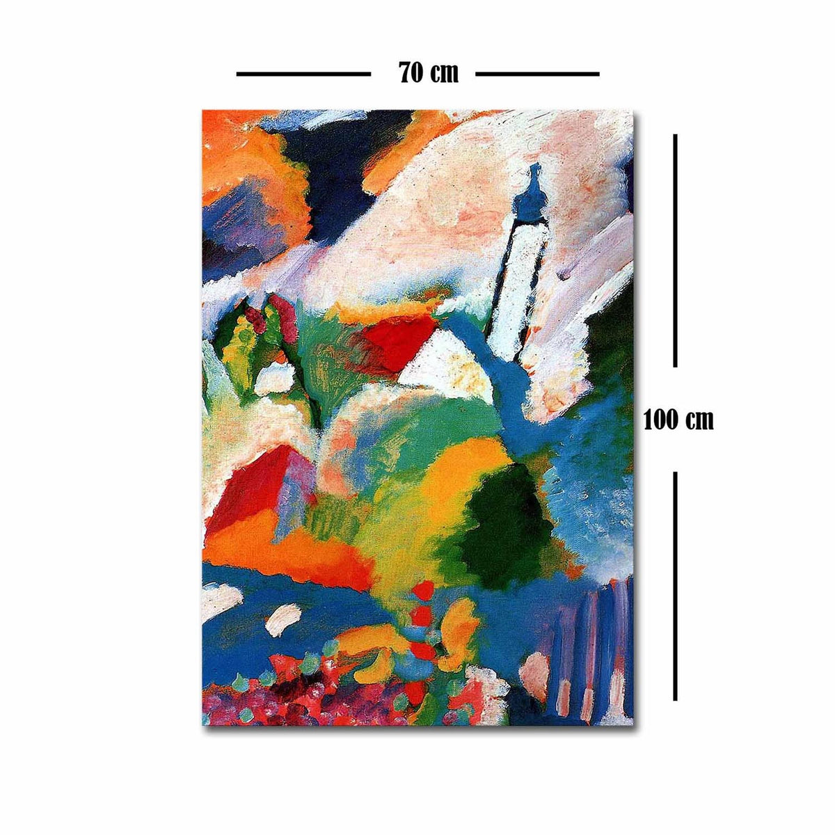 70100FAMOUSART Bild - Mehrfarbig in Mehrfarbig präsentiert im Onlineshop von KAQTU Design AG. Bild ist von Wallity