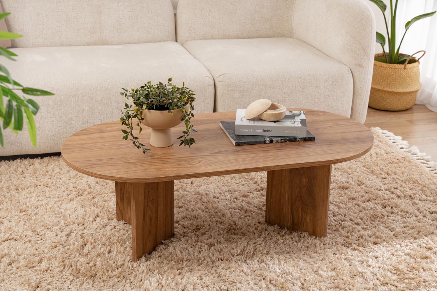 Oval in Laute präsentiert im Onlineshop von KAQTU Design AG. Beistelltisch ist von Nordure