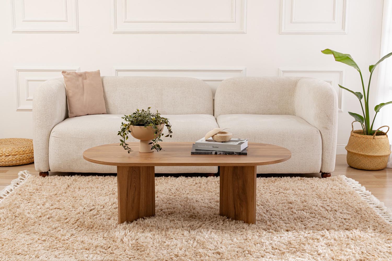 Oval in Laute präsentiert im Onlineshop von KAQTU Design AG. Beistelltisch ist von Nordure