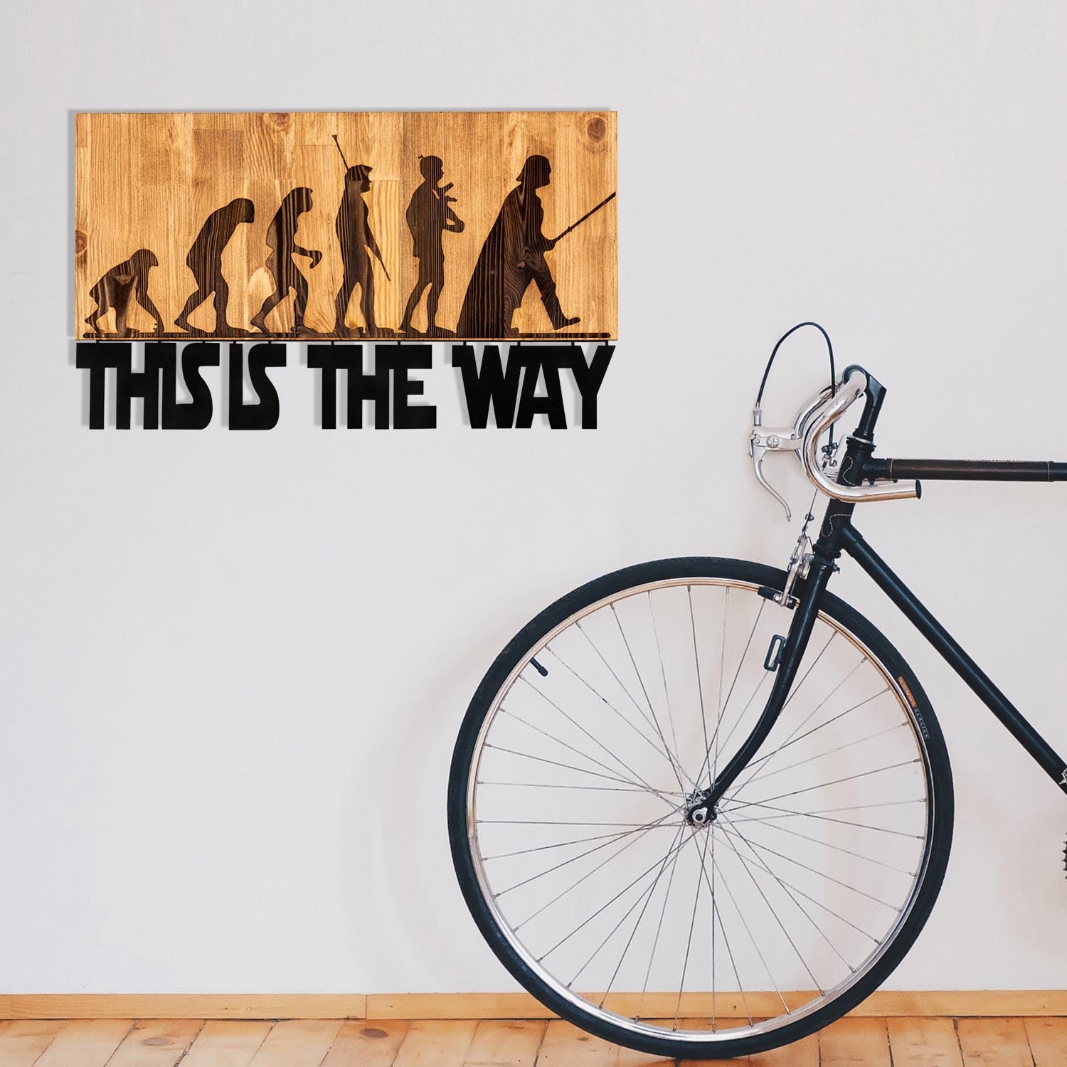 Evrim in Schwarznuss präsentiert im Onlineshop von KAQTU Design AG. Wanddeko ist von Wallity