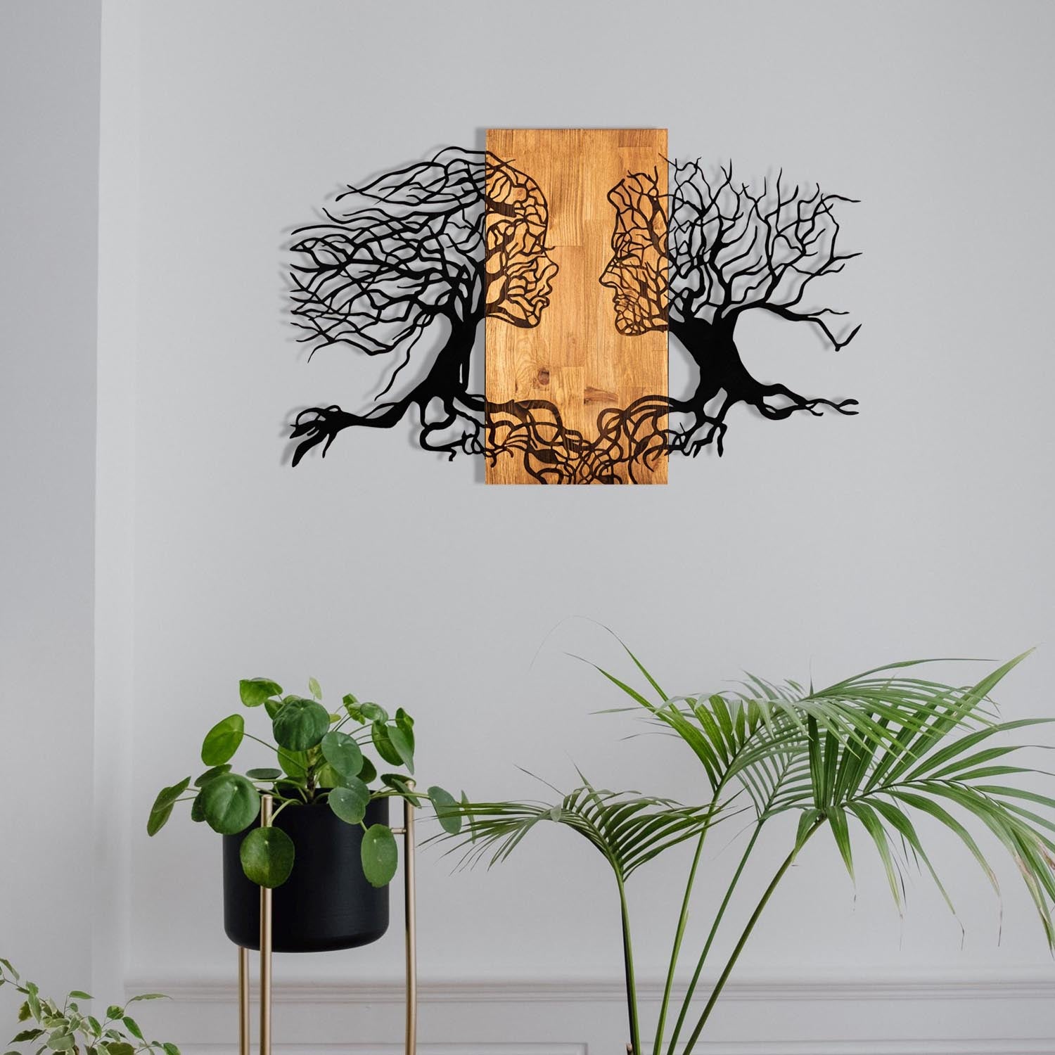 Tutku in Schwarznuss präsentiert im Onlineshop von KAQTU Design AG. Wanddeko ist von Wallity
