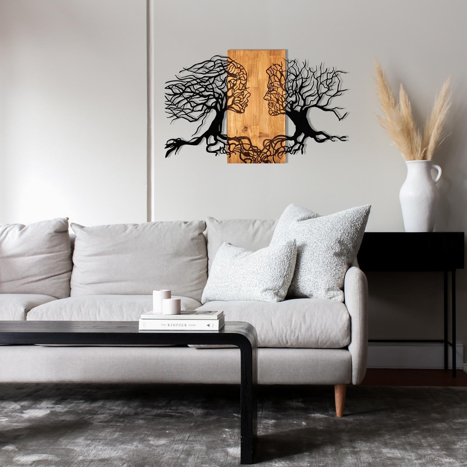 Tutku in Schwarznuss präsentiert im Onlineshop von KAQTU Design AG. Wanddeko ist von Wallity