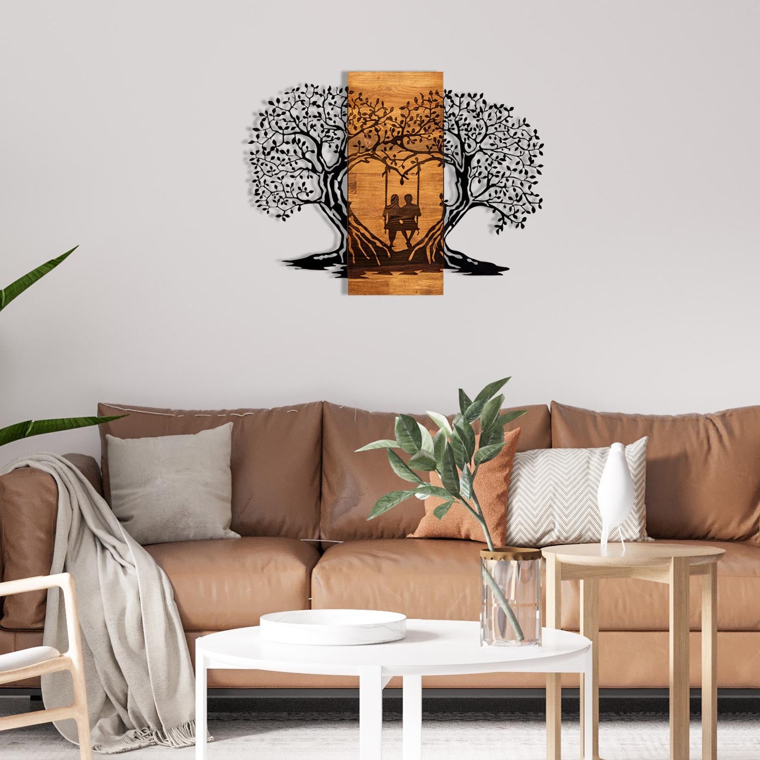 Eva in Schwarznuss präsentiert im Onlineshop von KAQTU Design AG. Wanddeko ist von Wallity