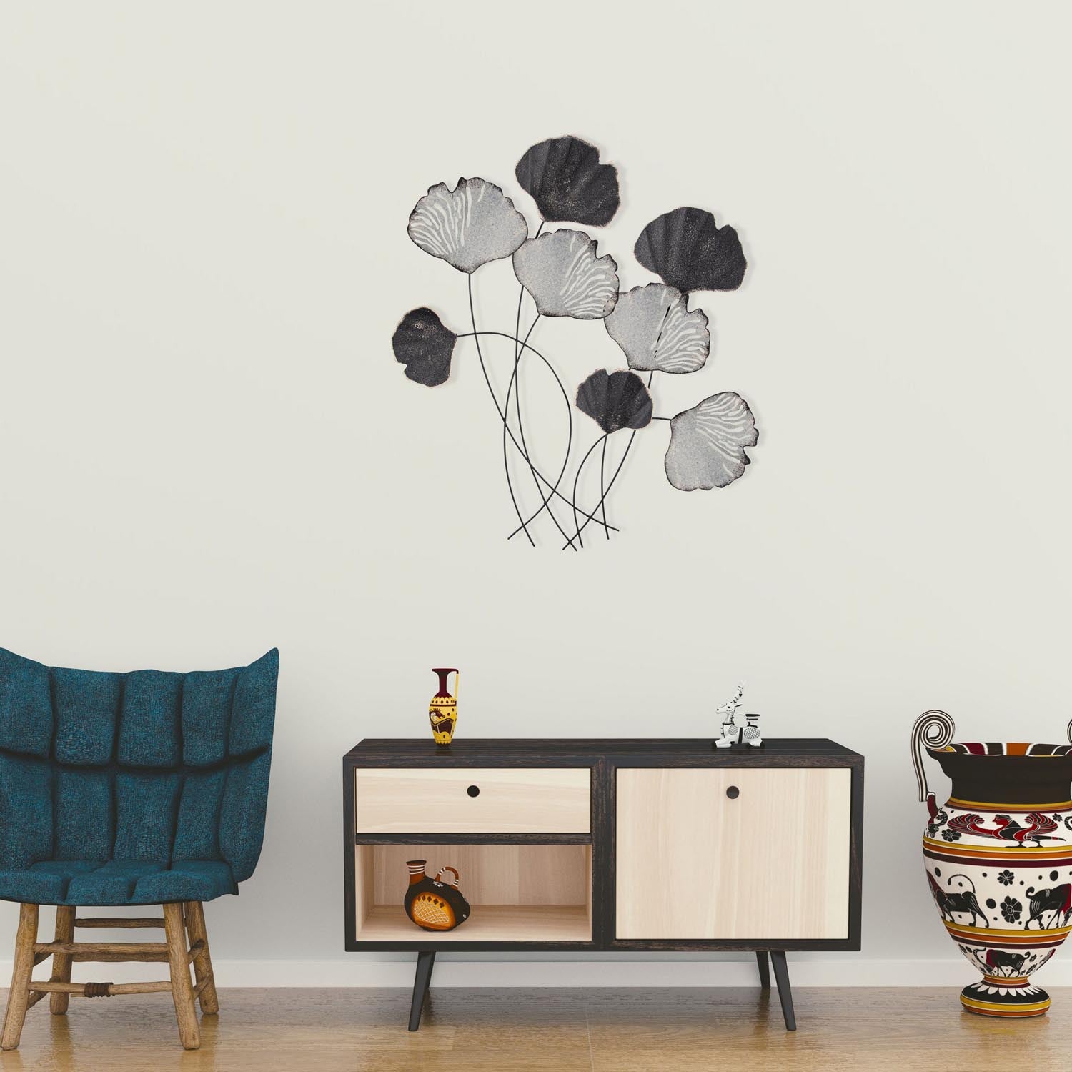 Vuzuh 2 in Mehrfarbig präsentiert im Onlineshop von KAQTU Design AG. Wanddeko ist von Wallity