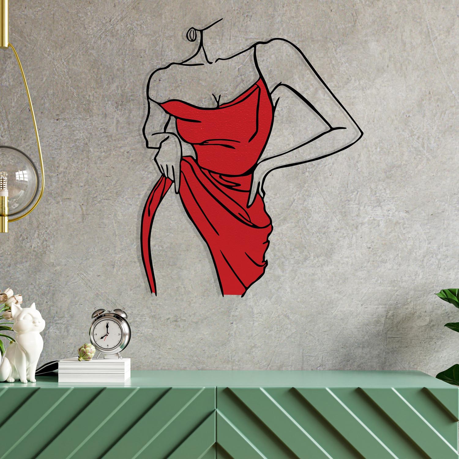 Natalie in Mehrfarbig präsentiert im Onlineshop von KAQTU Design AG. Wanddeko ist von Wallity