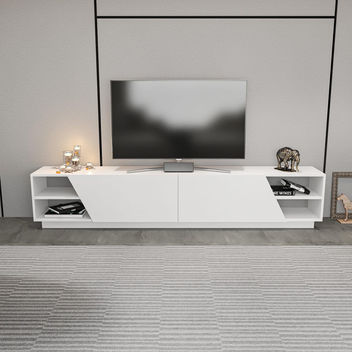 Rhodes - White in Weiss präsentiert im Onlineshop von KAQTU Design AG. Sideboard ist von Hanah Home