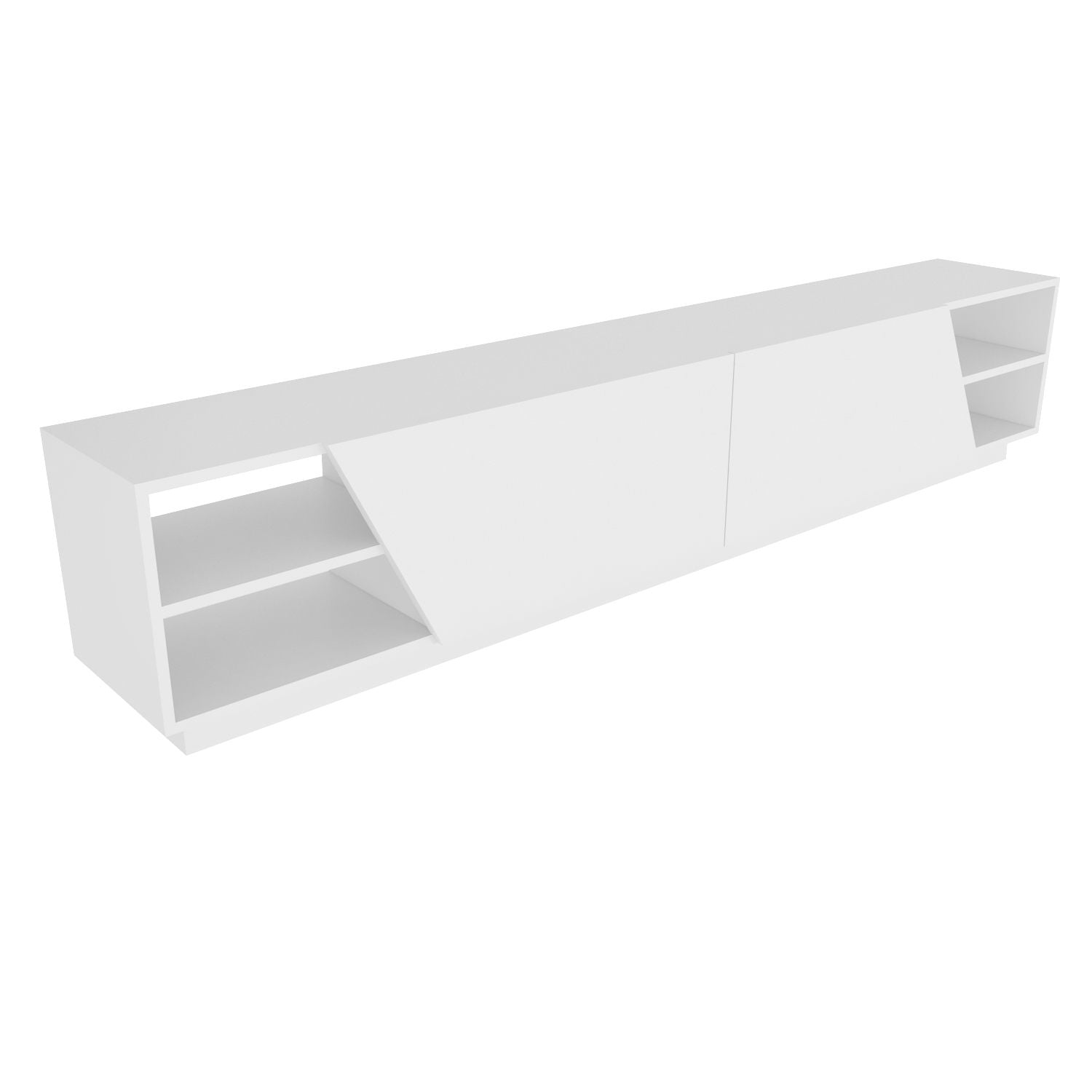 Rhodes - White in Weiss präsentiert im Onlineshop von KAQTU Design AG. Sideboard ist von Hanah Home