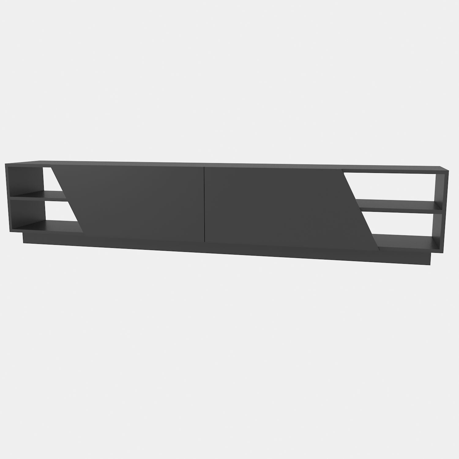 Rhodes - Anthracite in Anthrazit präsentiert im Onlineshop von KAQTU Design AG. Sideboard ist von Hanah Home