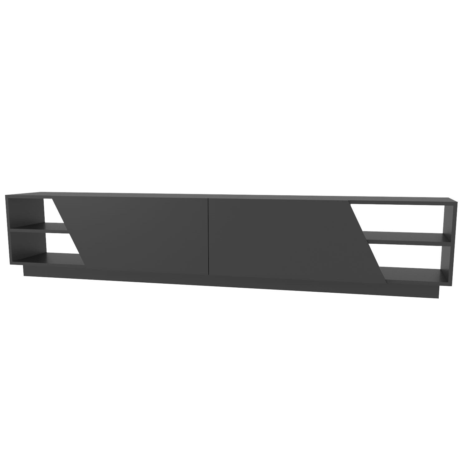 Rhodes - Anthracite in Anthrazit präsentiert im Onlineshop von KAQTU Design AG. Sideboard ist von Hanah Home
