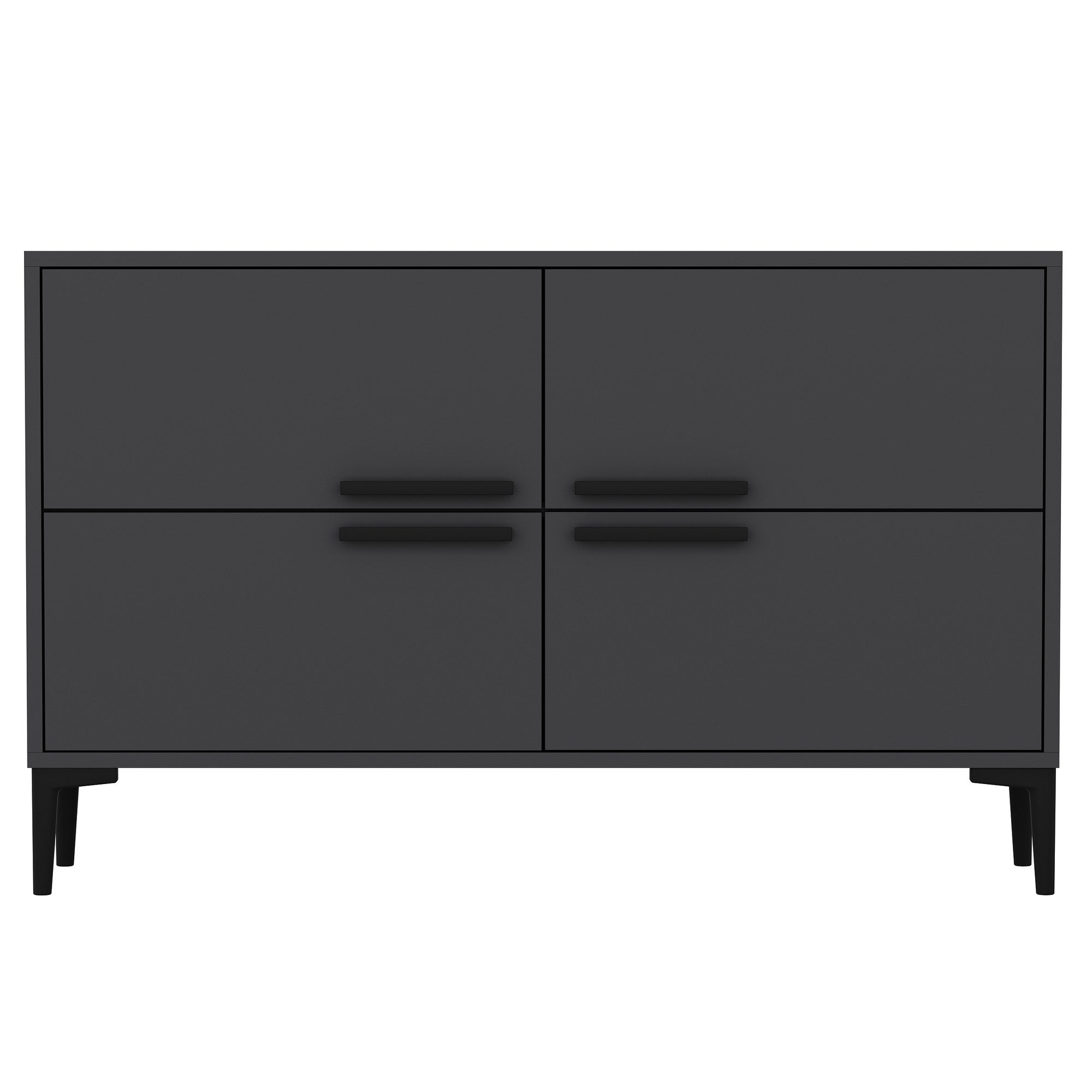 Ctn - Anthracite in Anthrazit präsentiert im Onlineshop von KAQTU Design AG. Sideboard ist von Hanah Home