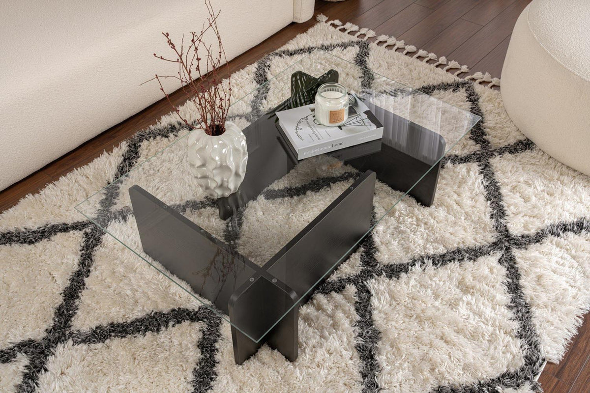 Flavio Sofatisch - Holz Schwarz in Holz Schwarz präsentiert im Onlineshop von KAQTU Design AG. Couchtisch ist von Nordure