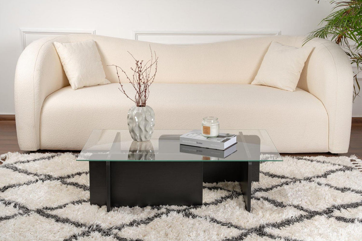 Flavio Sofatisch - Holz Schwarz in Holz Schwarz präsentiert im Onlineshop von KAQTU Design AG. Couchtisch ist von Nordure