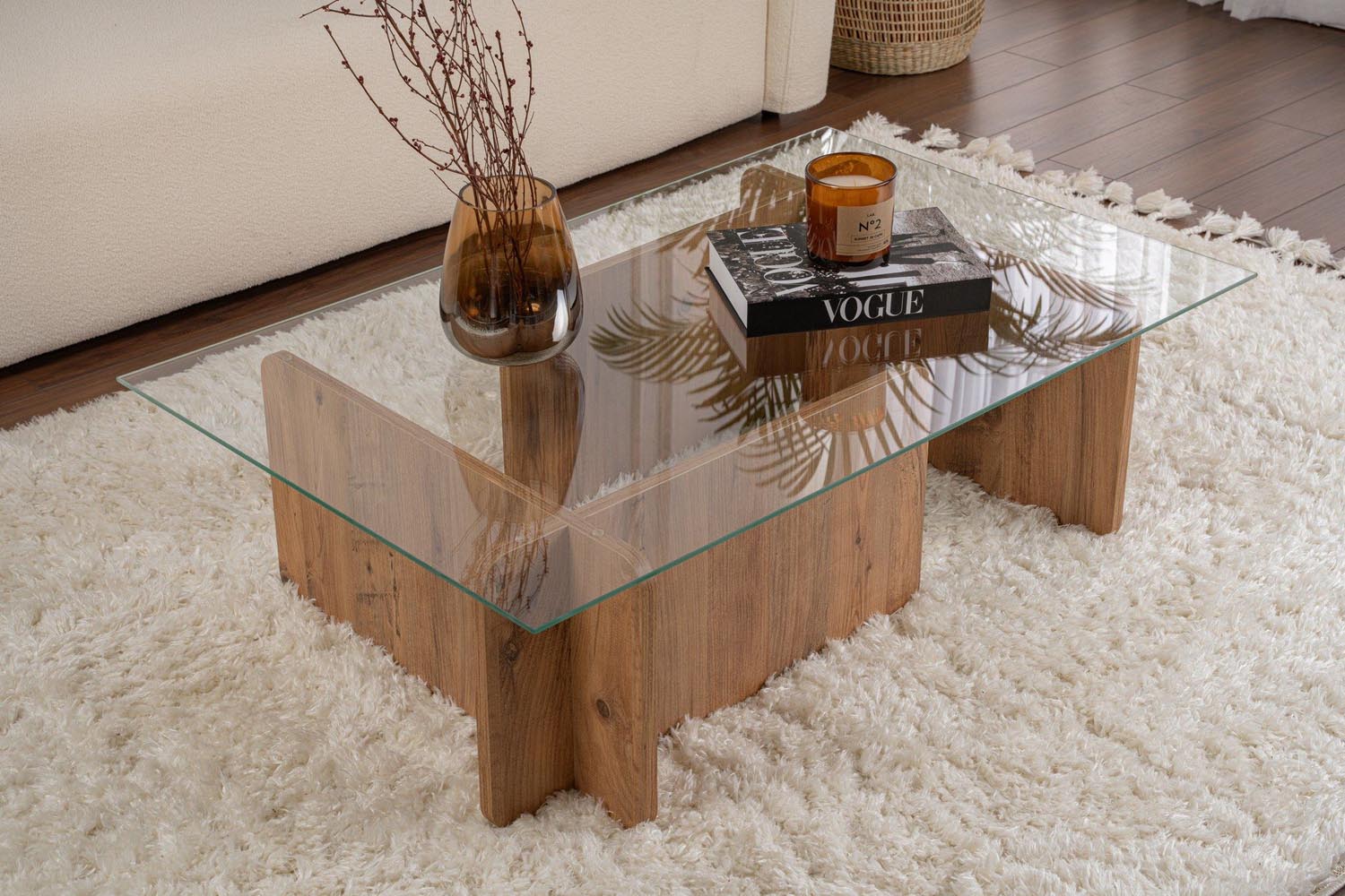 Flavio - Atlantic Pine in Atlantische Kiefer präsentiert im Onlineshop von KAQTU Design AG. Beistelltisch ist von Nordure