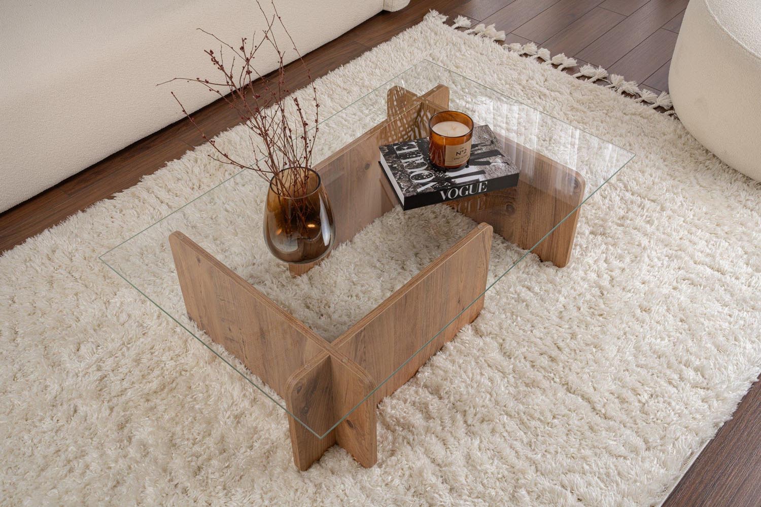 Flavio - Atlantic Pine in Atlantische Kiefer präsentiert im Onlineshop von KAQTU Design AG. Beistelltisch ist von Nordure