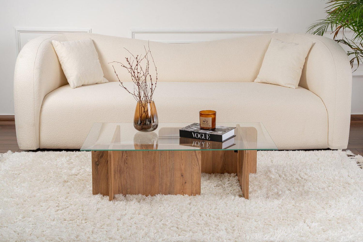 Flavio Sofatisch - Atlantische Kiefer in Atlantische Kiefer präsentiert im Onlineshop von KAQTU Design AG. Couchtisch ist von Nordure