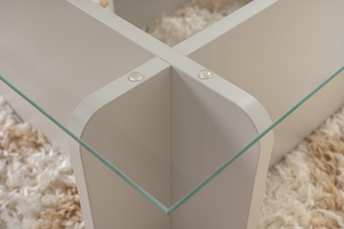 Flavio Sofatisch - Grau in Grau präsentiert im Onlineshop von KAQTU Design AG. Couchtisch ist von Nordure