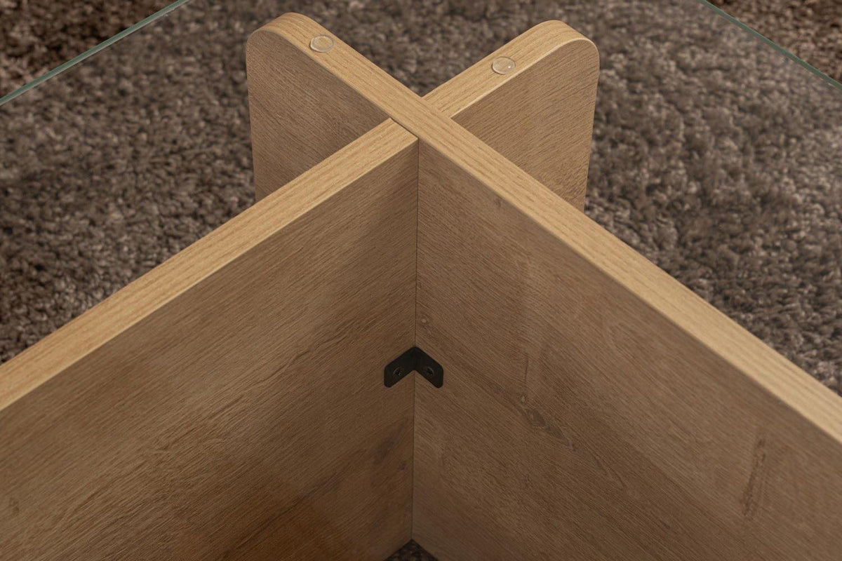 Flavio Sofatisch - Eiche in Eiche präsentiert im Onlineshop von KAQTU Design AG. Couchtisch ist von Nordure