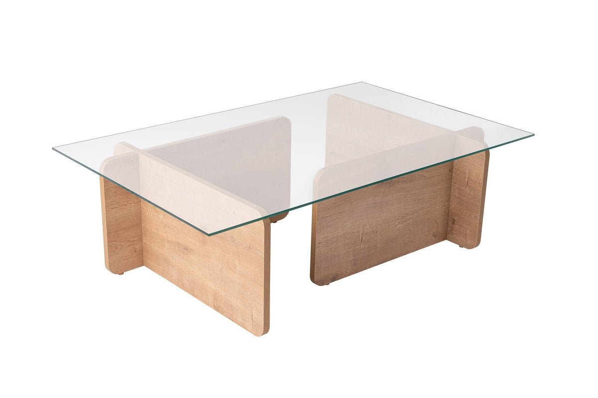 Flavio Sofatisch - Eiche in Eiche präsentiert im Onlineshop von KAQTU Design AG. Couchtisch ist von Nordure