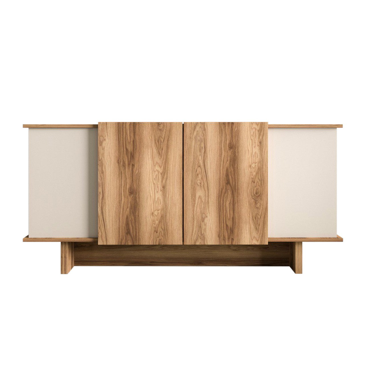 Diana - Sand, Walnut in Sand
 Walnuss präsentiert im Onlineshop von KAQTU Design AG. High-Sideboard ist von Hanah Home