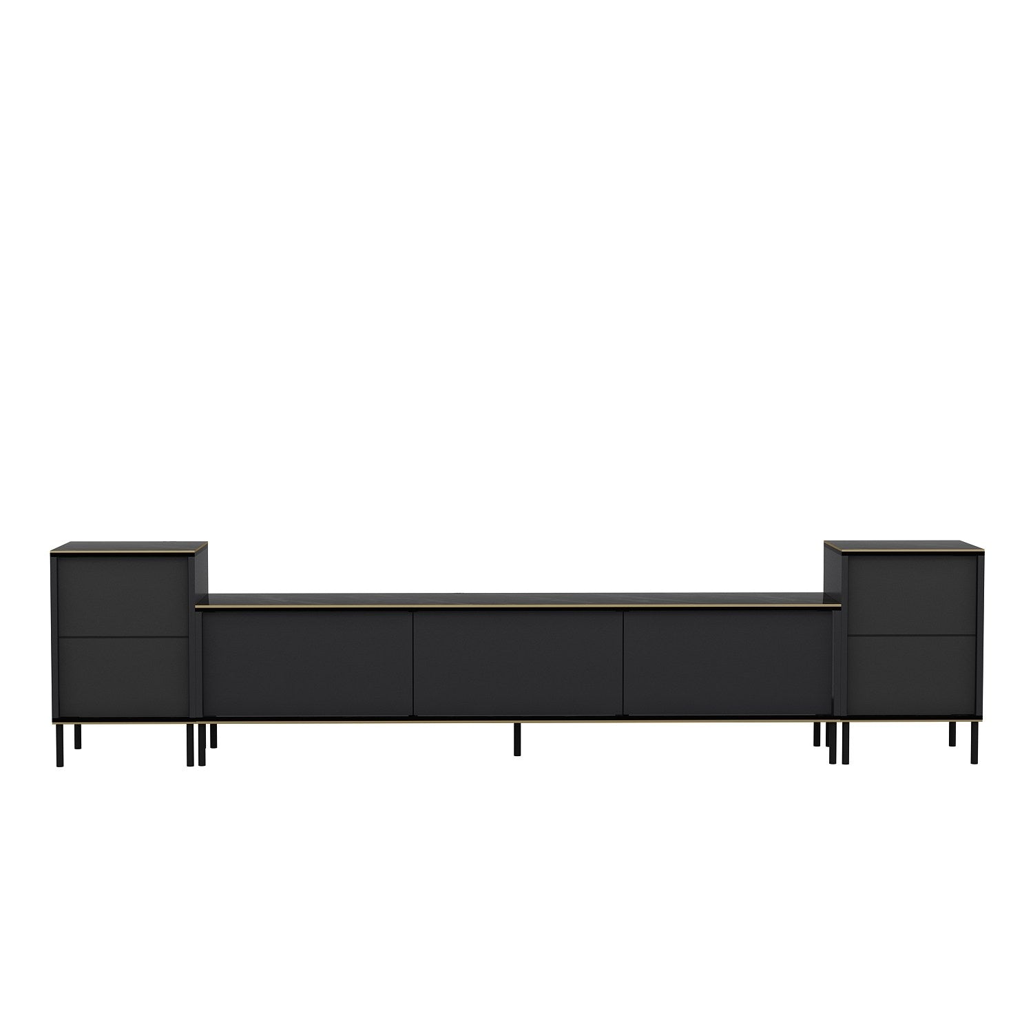 Imaj - Anthracite in Anthrazit präsentiert im Onlineshop von KAQTU Design AG. TV-Möbel ist von Hanah Home