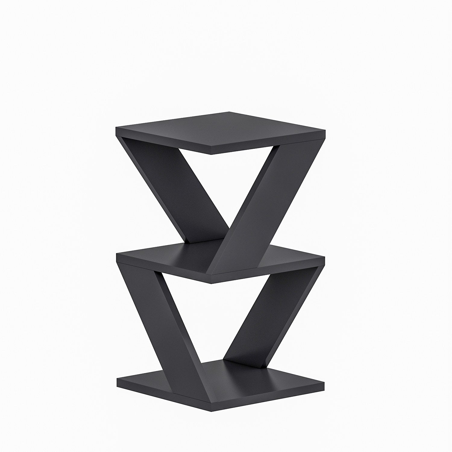 Albeni - Anthracite in Anthrazit präsentiert im Onlineshop von KAQTU Design AG. Beistelltisch ist von Hanah Home