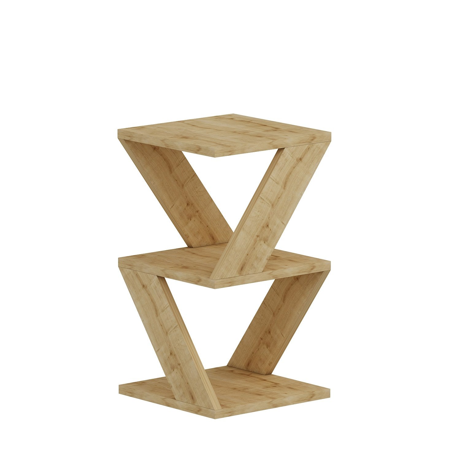 Albeni - Sapphire Oak in Saphir- Eiche präsentiert im Onlineshop von KAQTU Design AG. Beistelltisch ist von Hanah Home