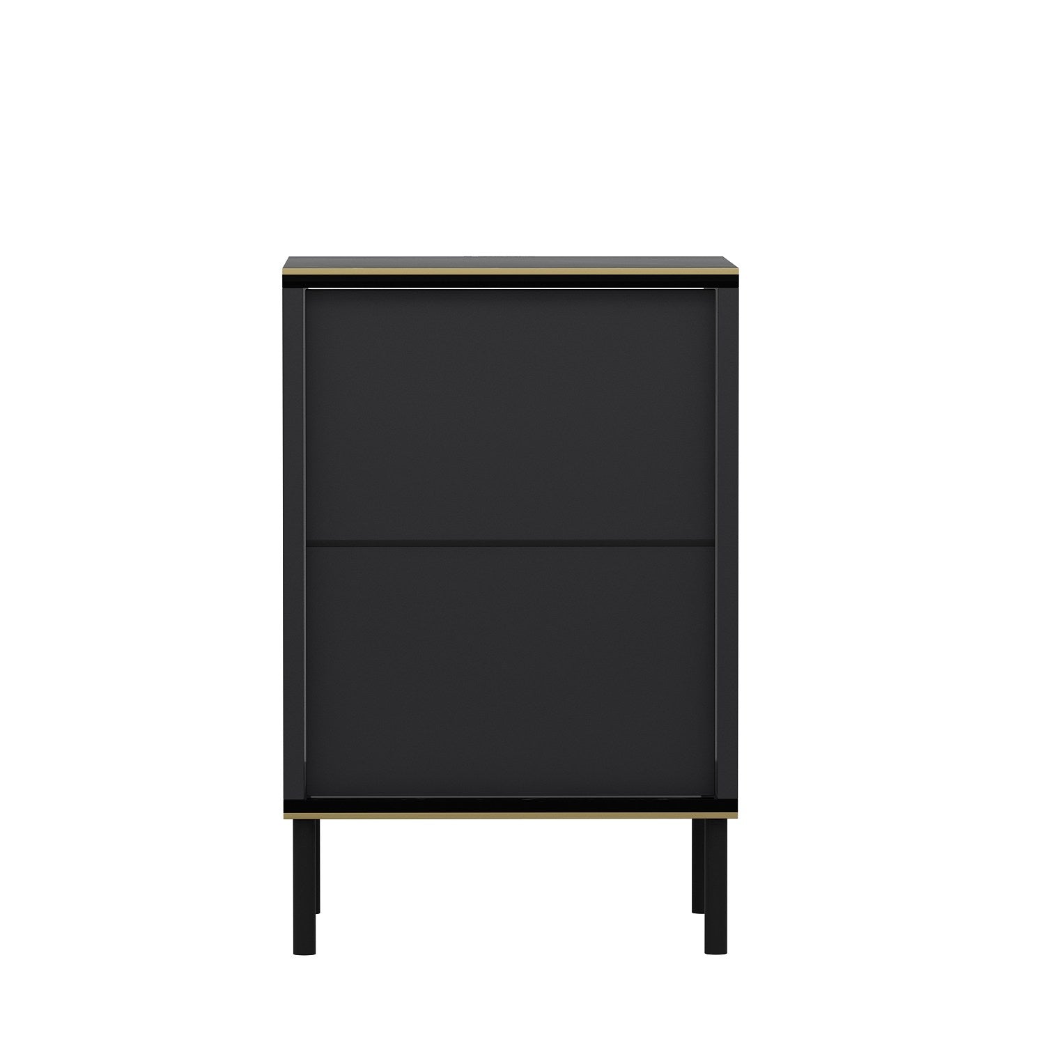 Imaj - Anthracite in Anthrazit präsentiert im Onlineshop von KAQTU Design AG. Nachttisch ist von Hanah Home