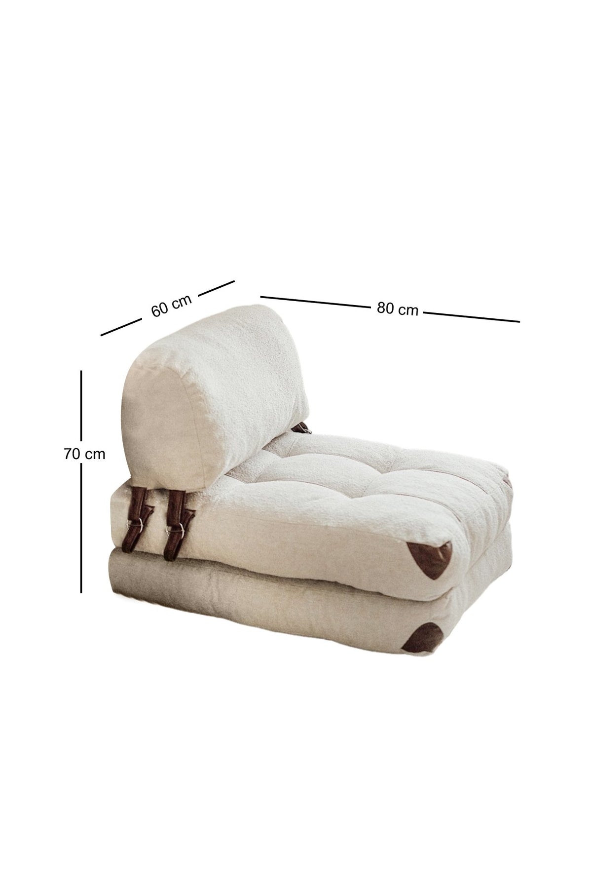 Fold Teddy Bettsofa - Sahne in Sahne präsentiert im Onlineshop von KAQTU Design AG. Bettsessel ist von Atelier Del Sofa