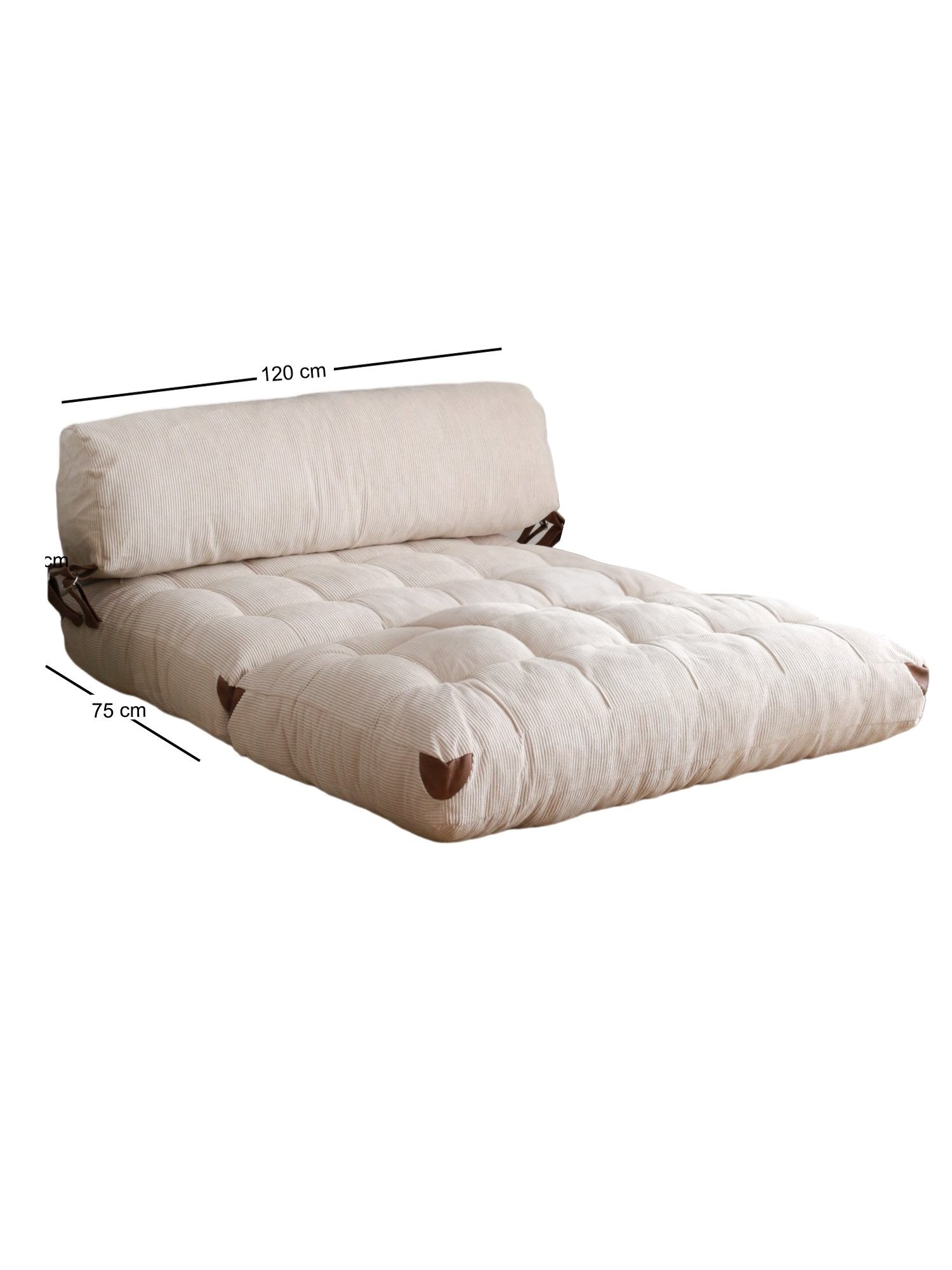 Fold Kadife 2 - White in Weiss präsentiert im Onlineshop von KAQTU Design AG. Bettsofa ist von Atelier Del Sofa