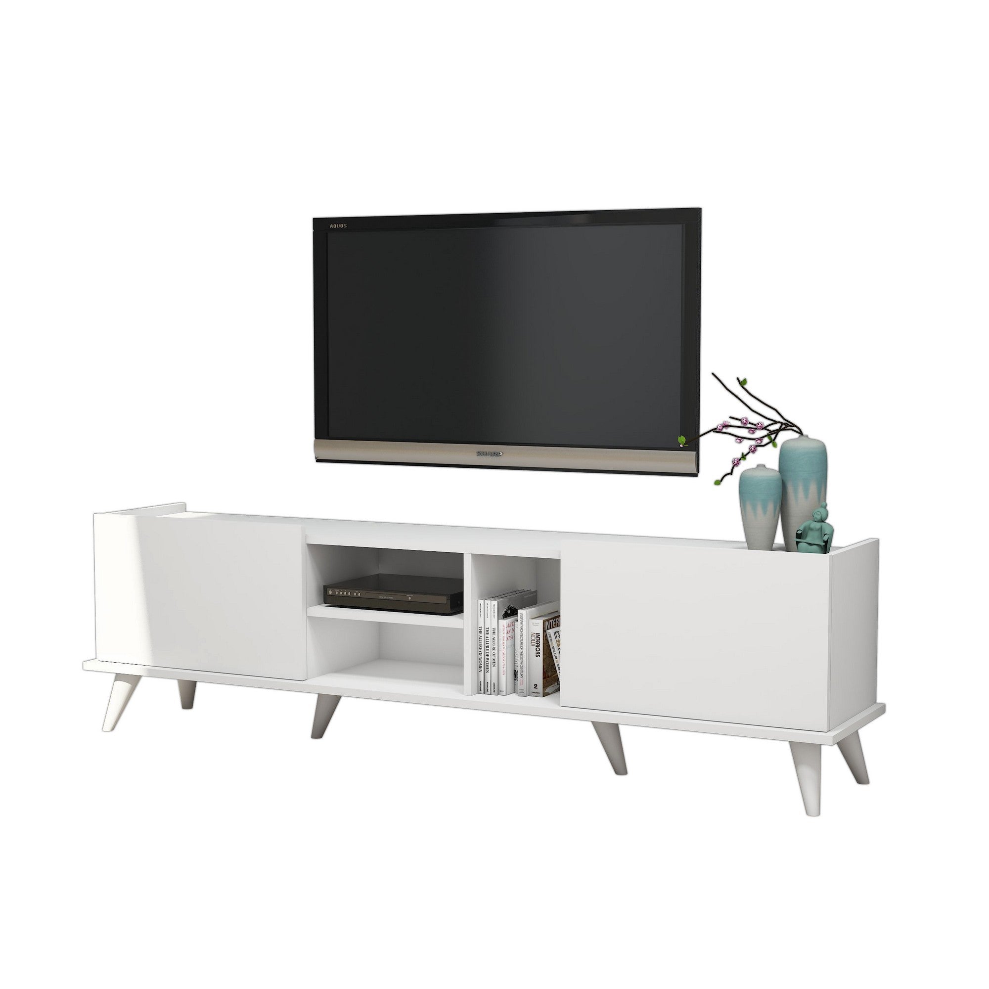 Elegante 1320 in Weiss präsentiert im Onlineshop von KAQTU Design AG. Sideboard ist von Hanah Home