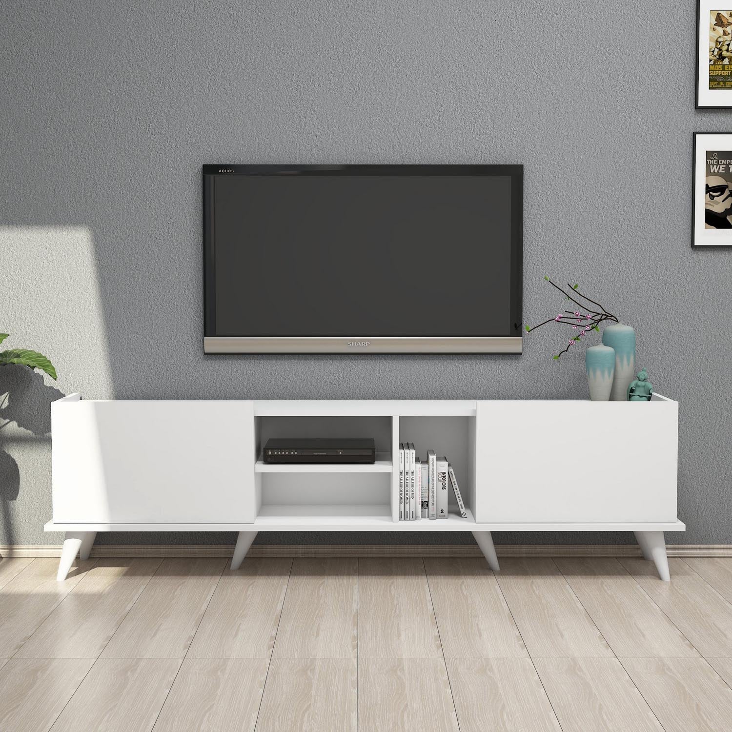 Elegante 1320 in Weiss präsentiert im Onlineshop von KAQTU Design AG. Sideboard ist von Hanah Home