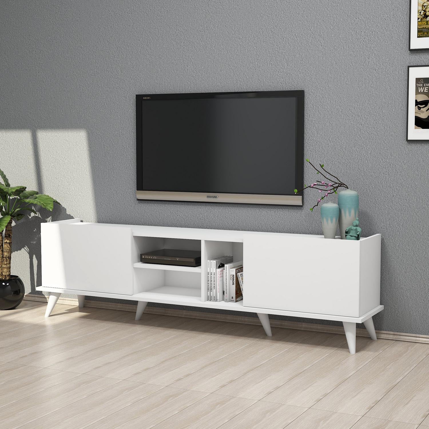 Elegante 1320 in Weiss präsentiert im Onlineshop von KAQTU Design AG. Sideboard ist von Hanah Home