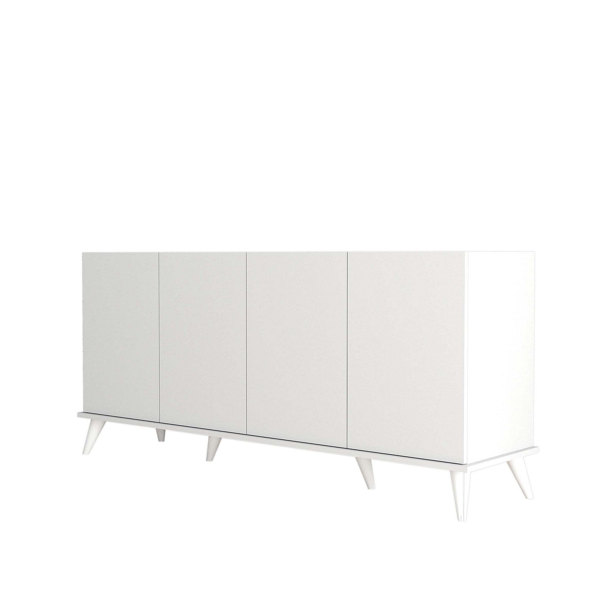 Elegante 1602 in Weiss präsentiert im Onlineshop von KAQTU Design AG. High-Sideboard ist von Hanah Home