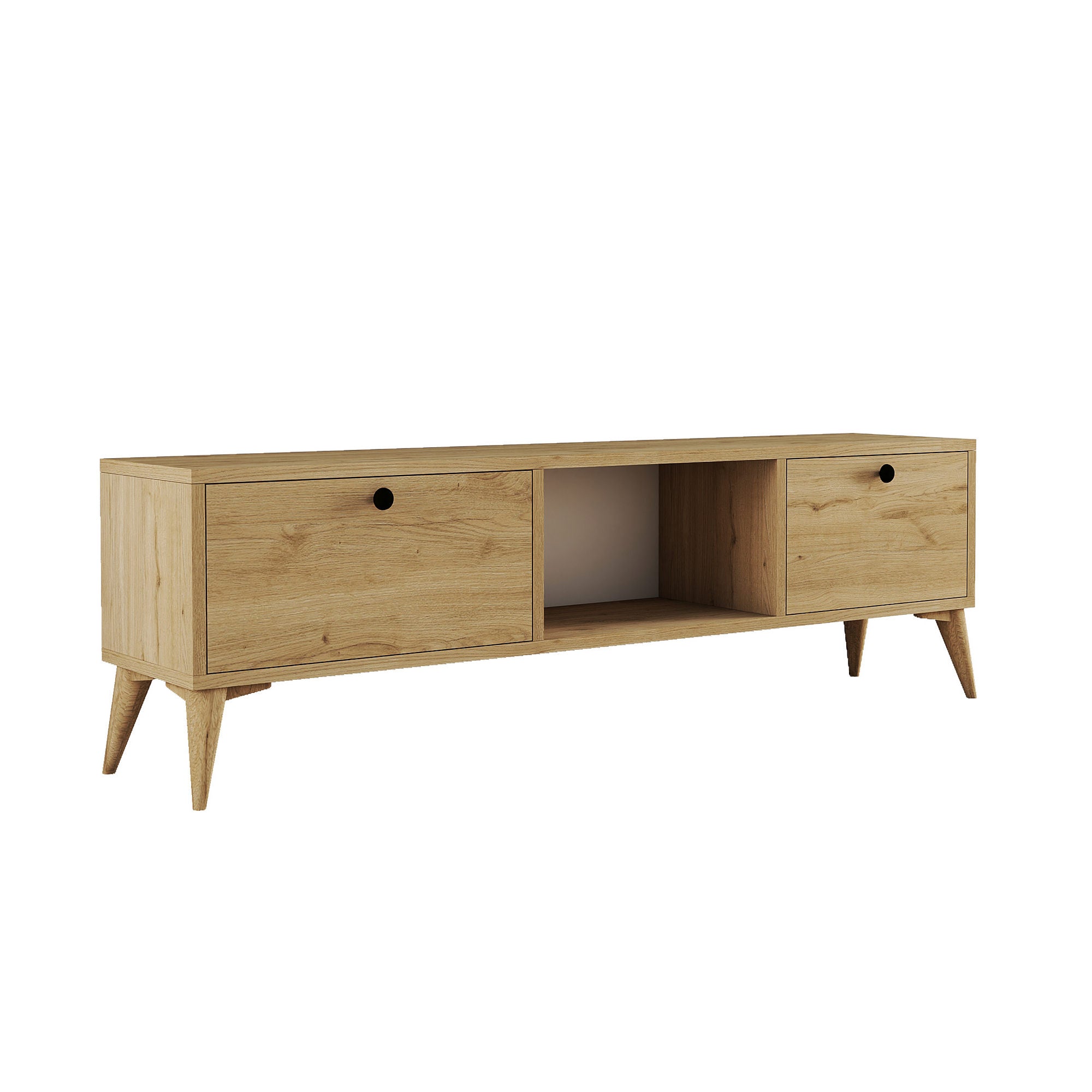 Siena 1216 in Eiche präsentiert im Onlineshop von KAQTU Design AG. Sideboard ist von Hanah Home