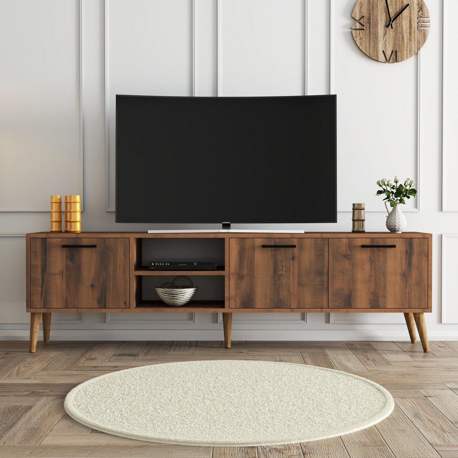 Exxen - 1583 in Walnuss präsentiert im Onlineshop von KAQTU Design AG. Sideboard ist von Hanah Home