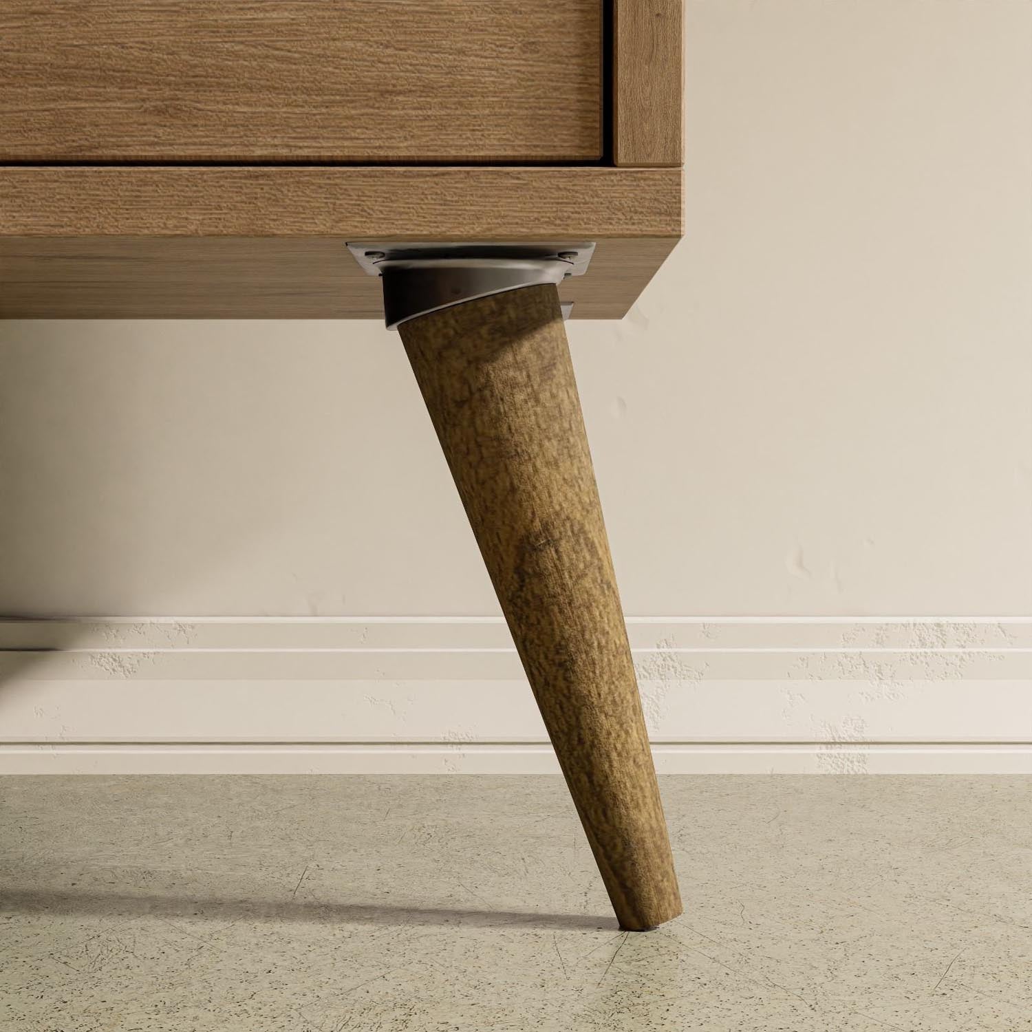 Exxen - 2074 in Eiche Weiss präsentiert im Onlineshop von KAQTU Design AG. Beistelltisch ist von Hanah Home