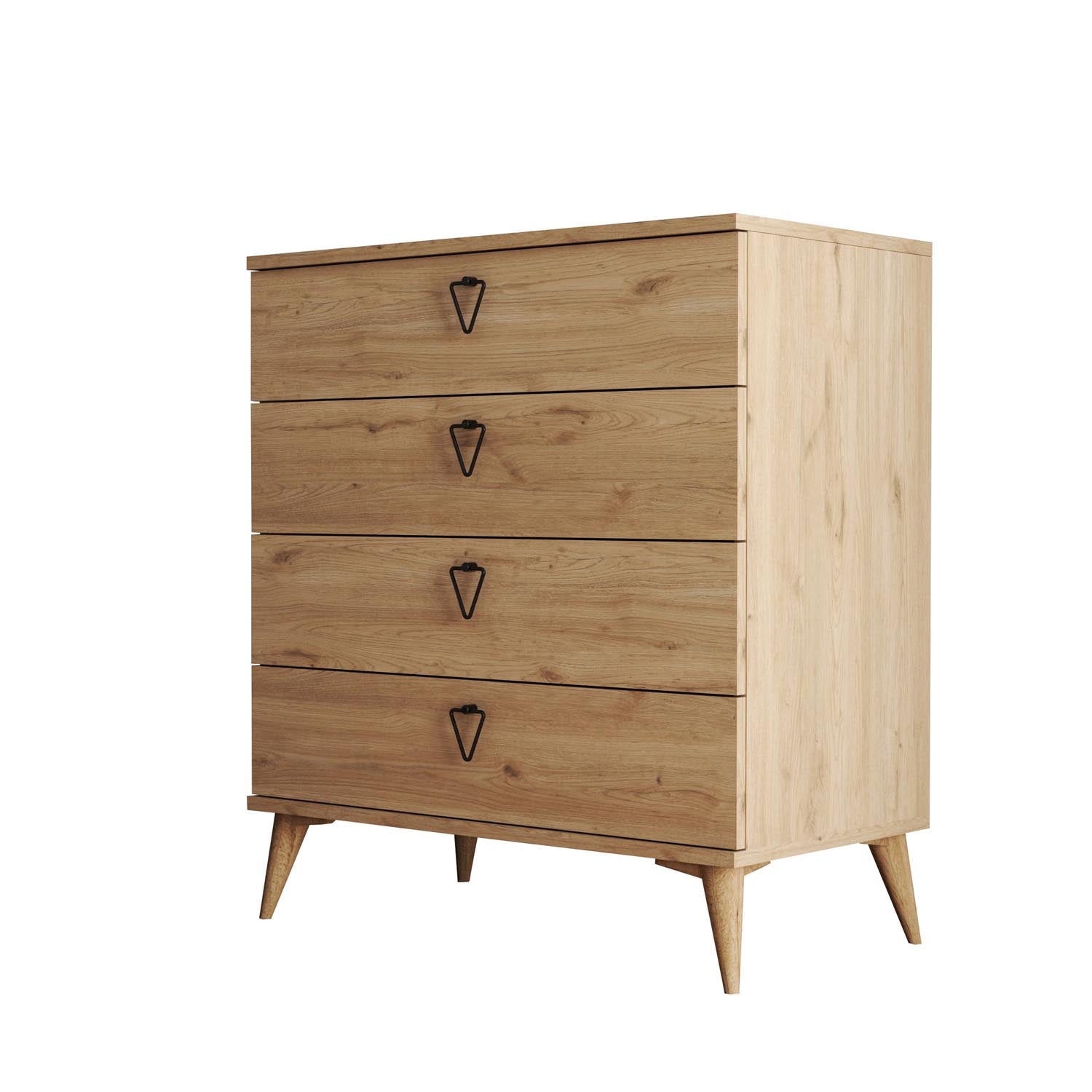 Versa-Ce 3612 in Eiche präsentiert im Onlineshop von KAQTU Design AG. Kommode ist von Hanah Home